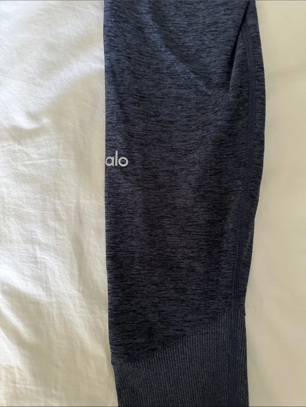 ALO Yoga Navy Blue Seamless Performance Leggings
